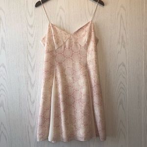 NWOT Marchesa Rose Kaleidoscope Pink Swing Dress
